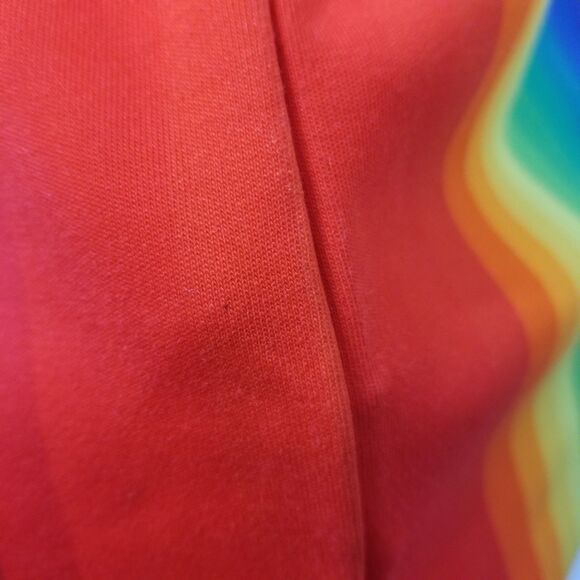 NWT UGG PRIDE Love Rainbow Stripes Logo T-Shirt Size Medium - Picture 15 of 16